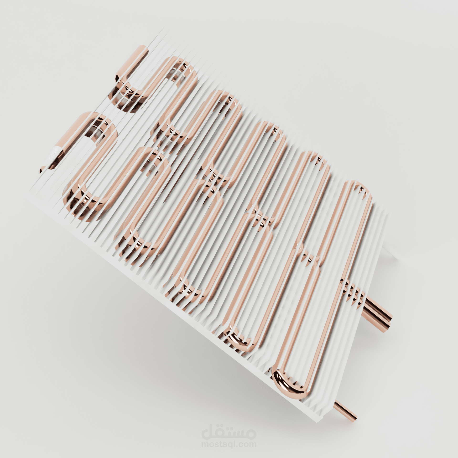 تصميم وتصنيع كامل لنظام كهروضوئي-حراري هجين (PV-T)