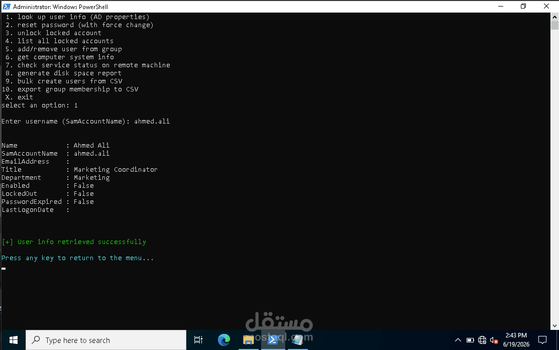 PowerShell Helpdesk Toolkit