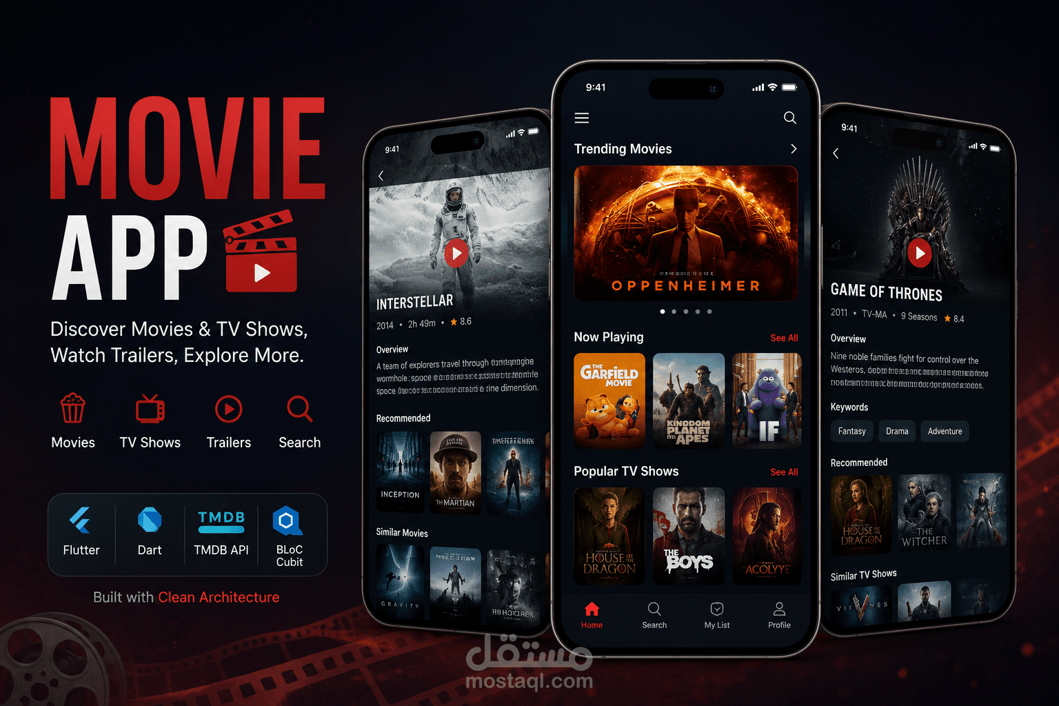 Movie App | Flutter & TMDB API
