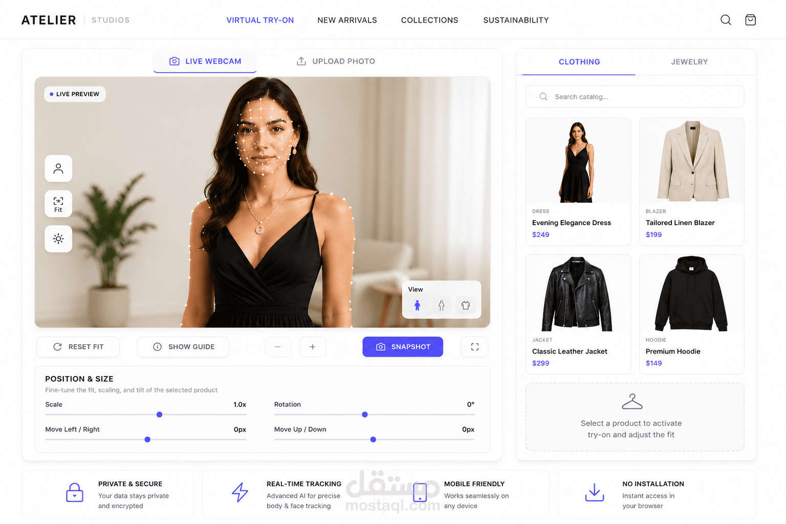 Virtual Try-On Platform for Clothing & Jewelry