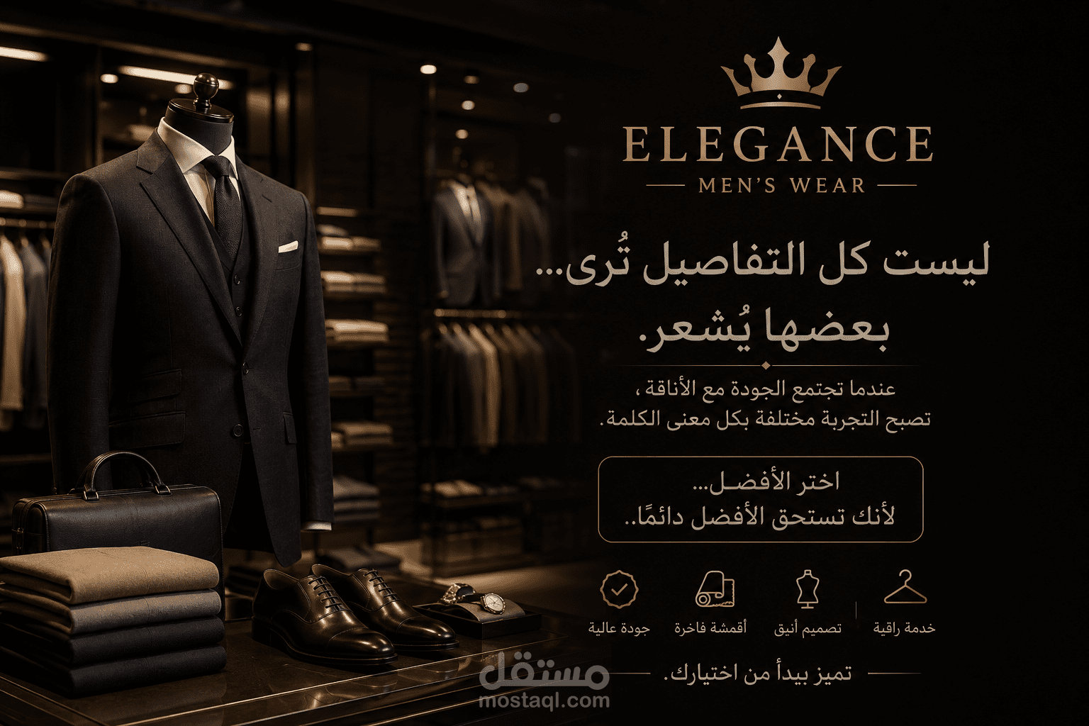 اعلان ل محل ملابس