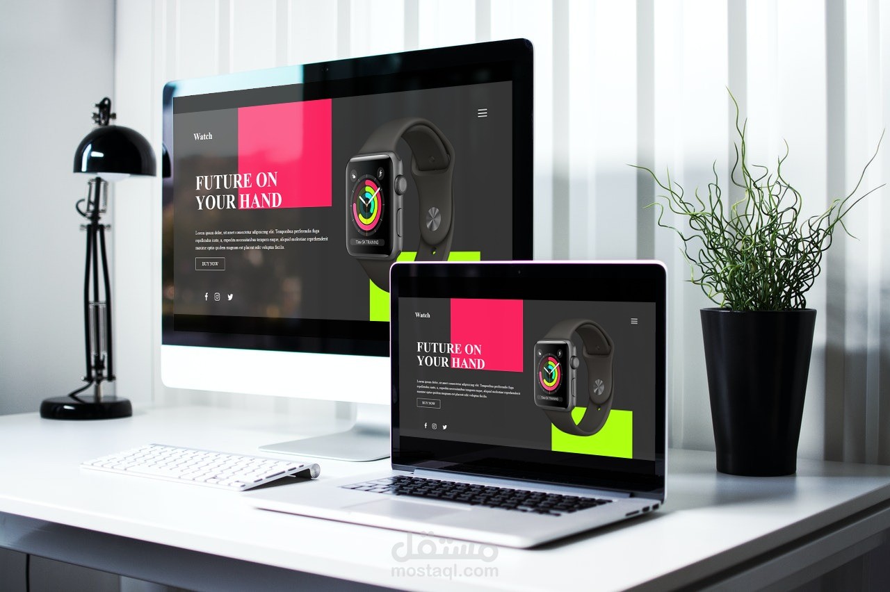 Landing Page صفحة هبوط