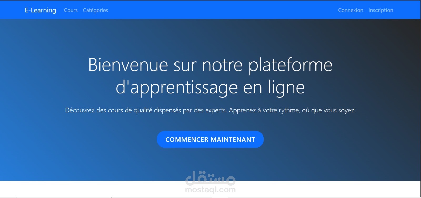 تصميم وإدارة قاعدة بيانات متكاملة لمنصة تعليم إلكتروني (E-learning)