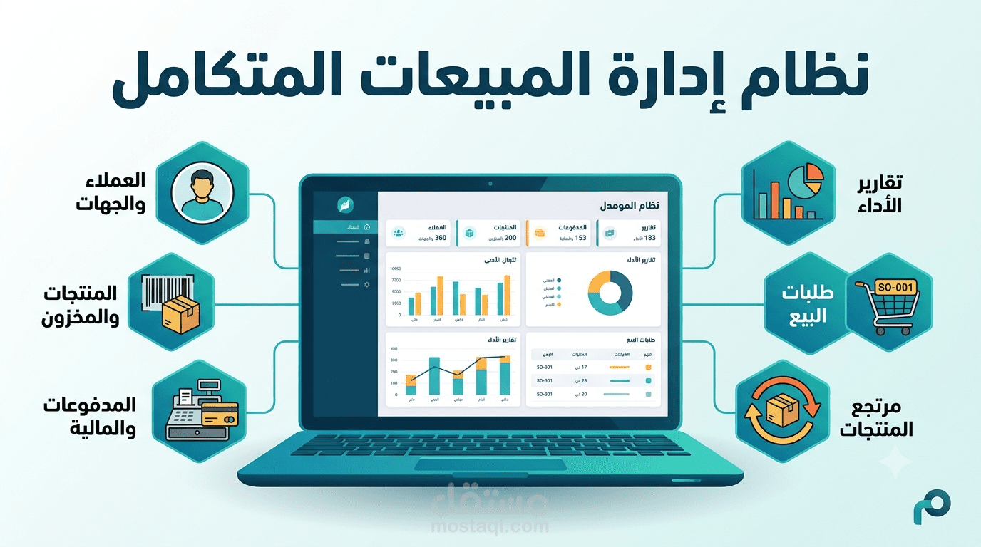 تطوير نظام إدارة المبيعات والعملاء باستخدام Odoo