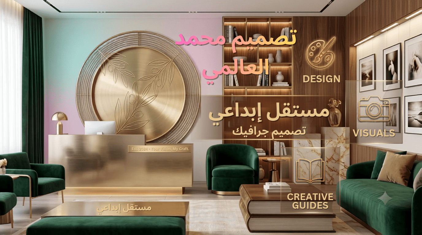 نموزج تجربي غلاف بروفيل جرافيك