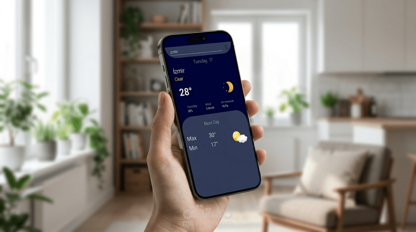 تطبيق اندرويد للنشرة الجوية