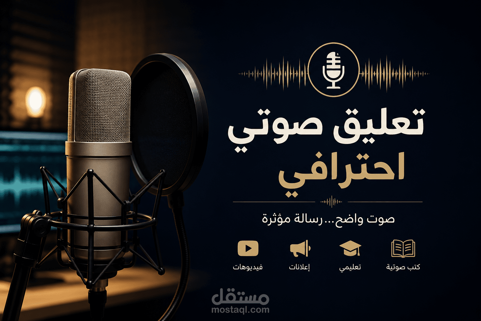 تعليق صوتي لإعلان تجاري