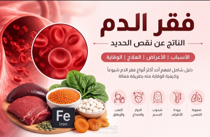مقال طبي فقر الدم الناتج عن نقص الحديد