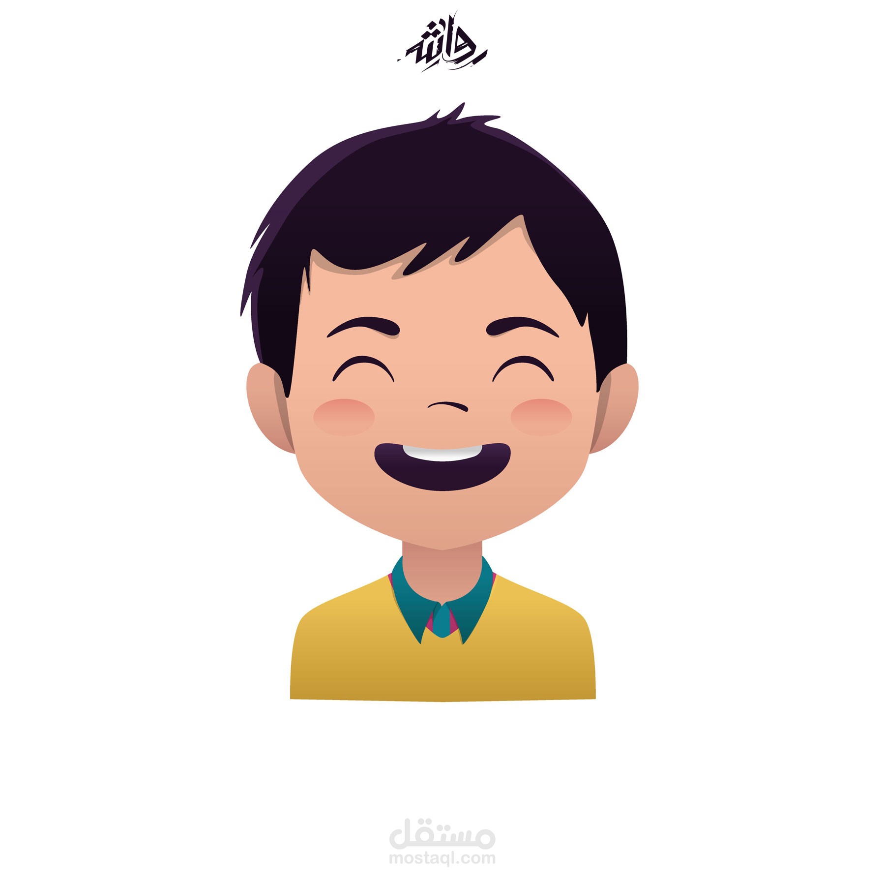 تصميم شخصية للشعار