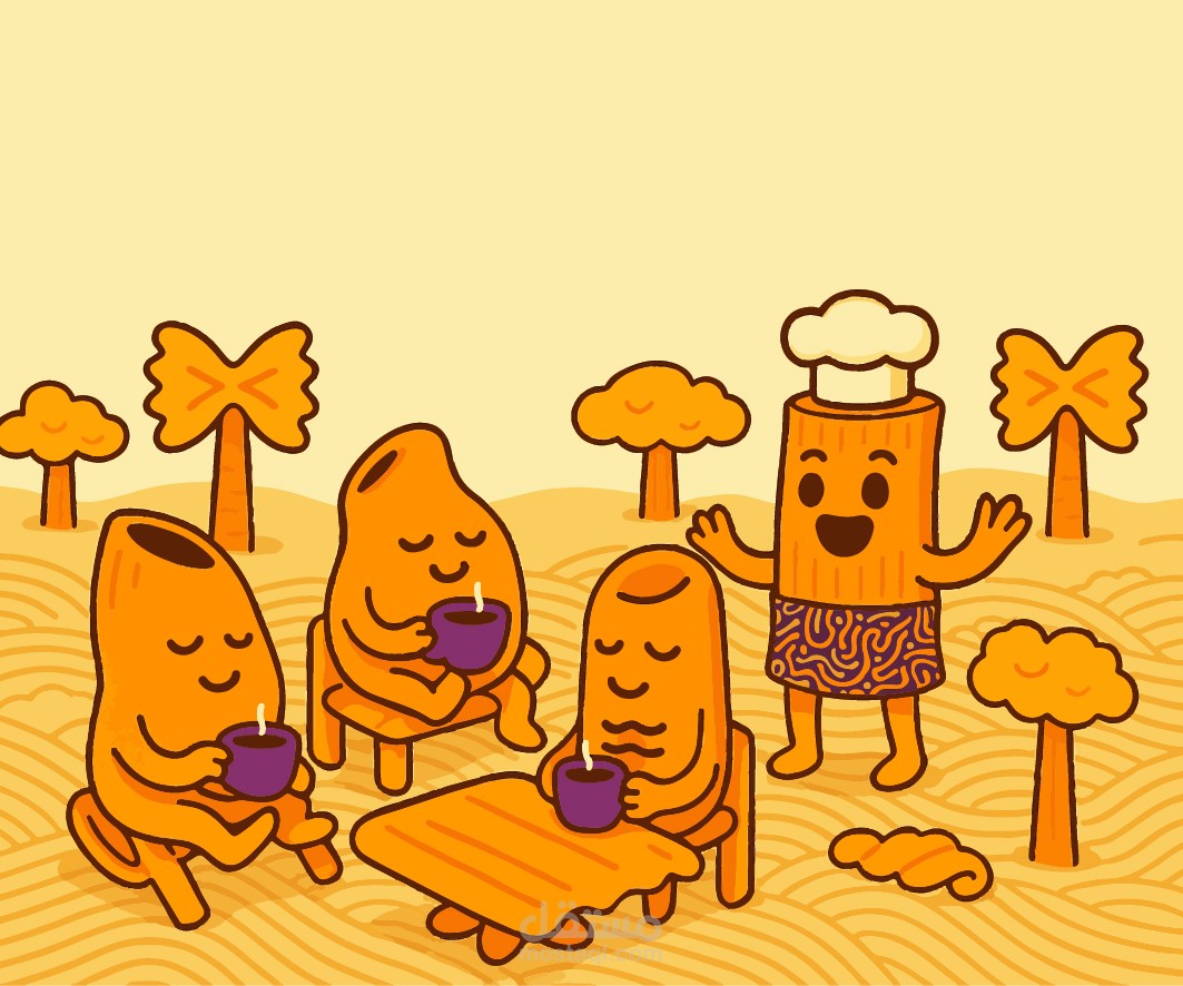 تصميم موشن شاشه افتتاح مطعم wow