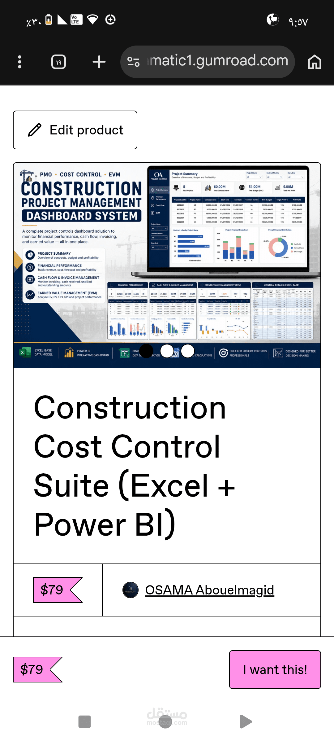 Construction Cost Control Suite (Excel + Power BI)