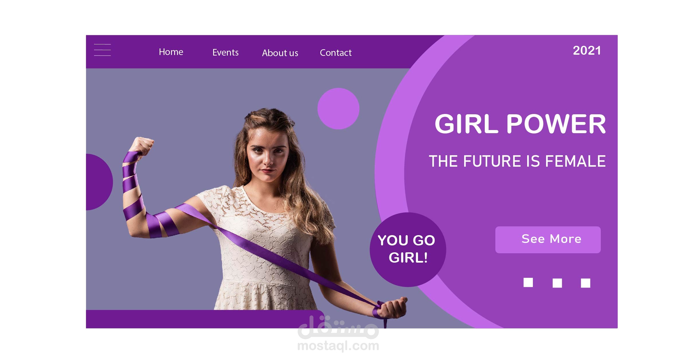 Hero Section ( Girl Power )