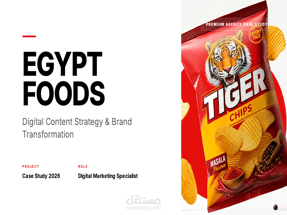 Egypt Foods – Digital Content Strategy & Social Media Marketing Plan