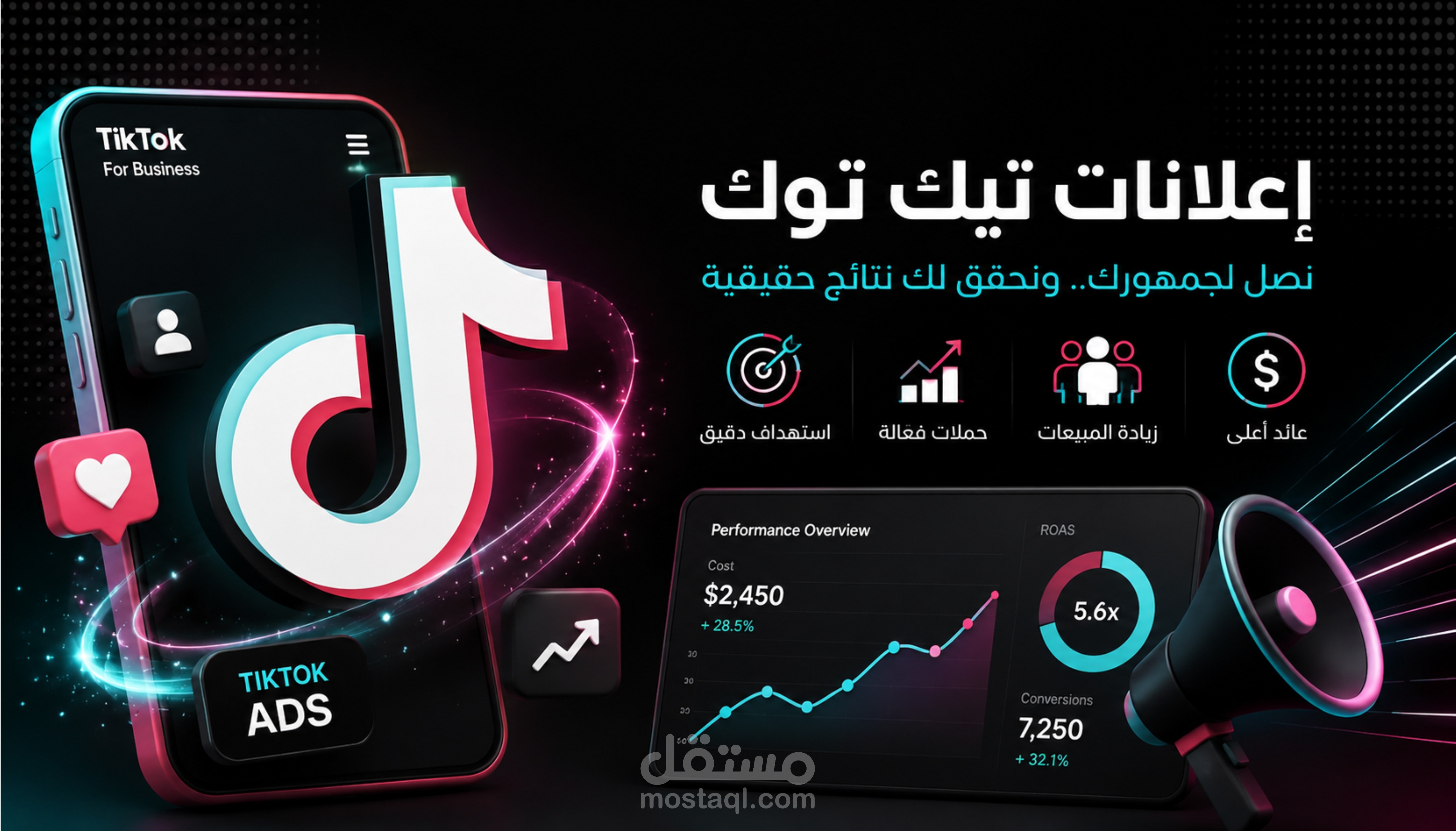 حملة إعلانية على تيك توك بناءً على تحليلات السوق