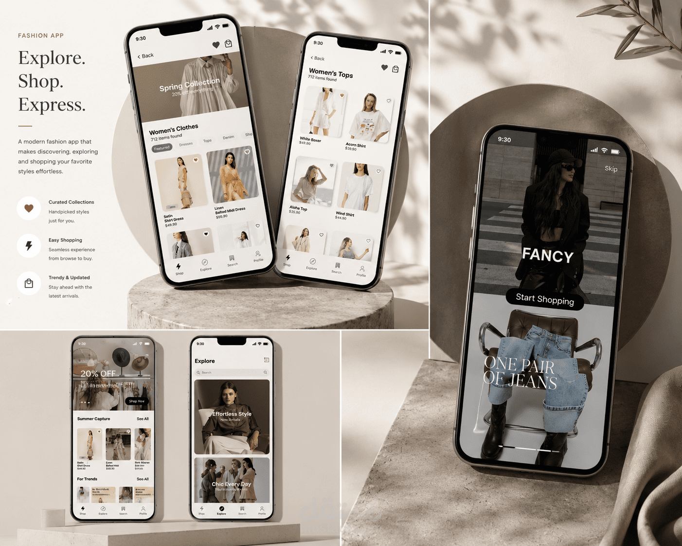 Fashion E-Commerce Mobile App UI/UX Design