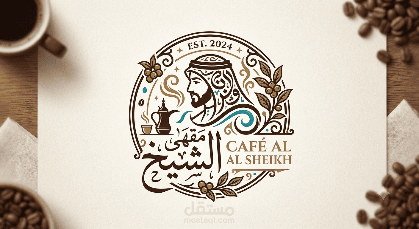 تصميم شعار لي مقهي