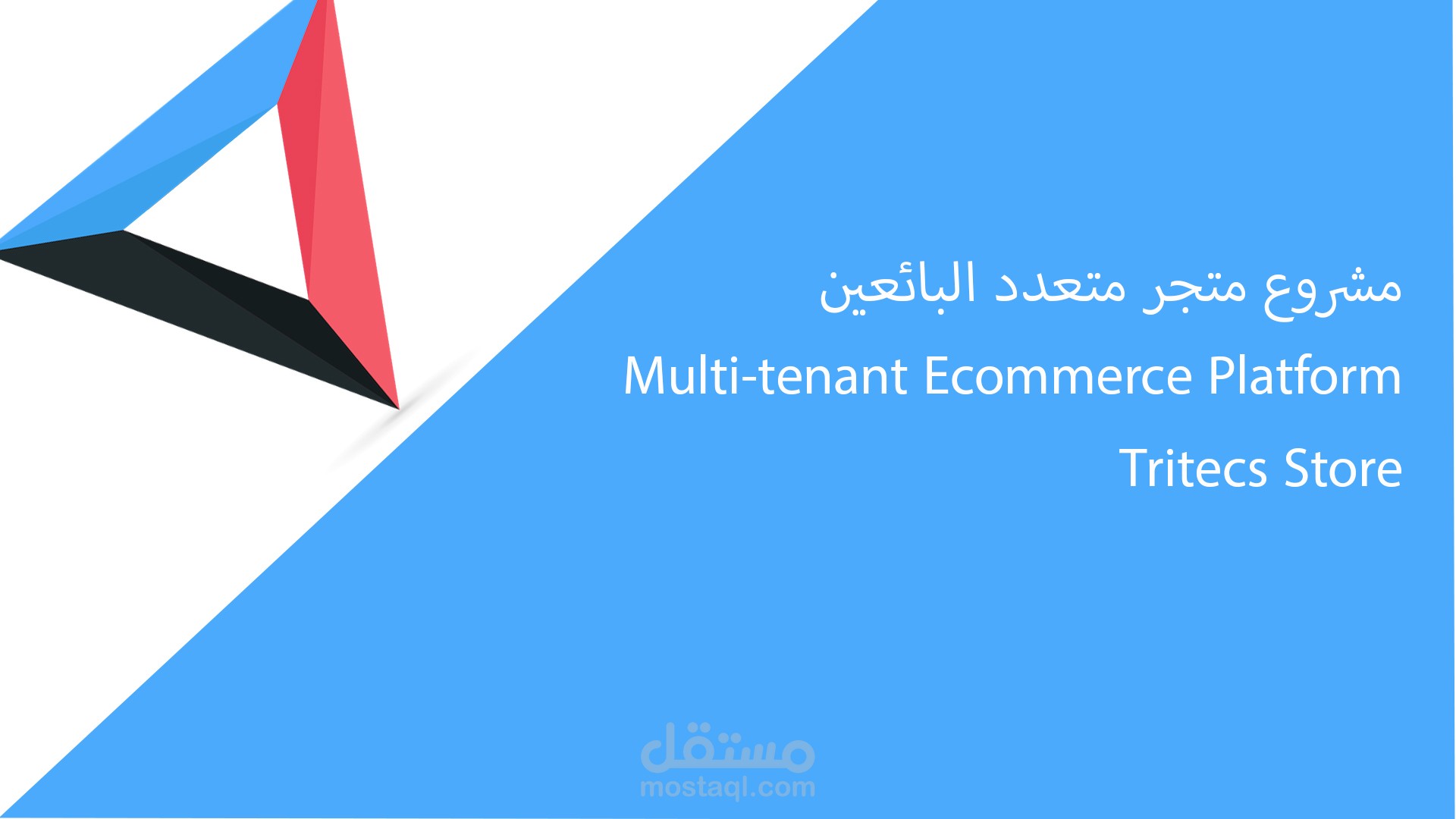 مشروع منصة تجارة الكترونية متعددة المتاجر