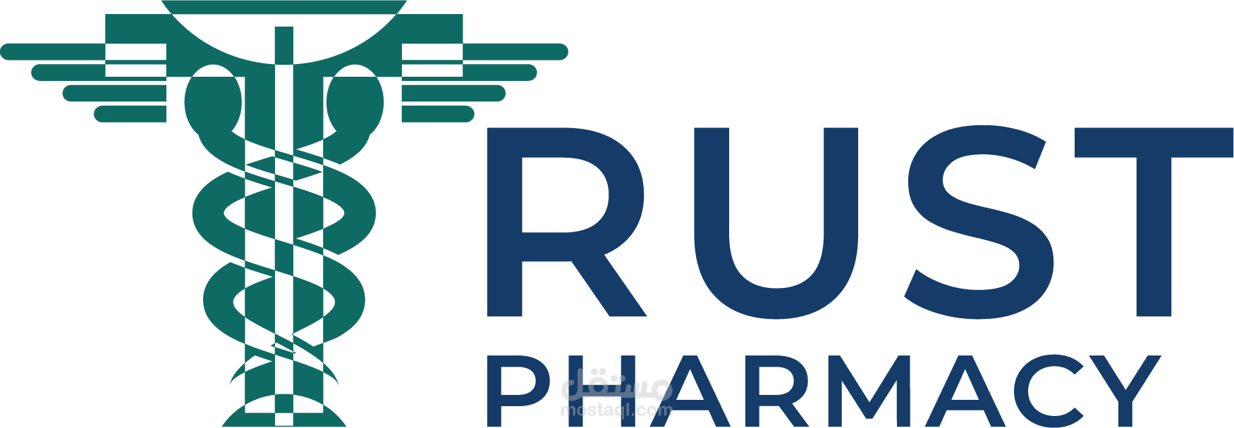 تصميم شعار بهوية طبية عصرية TRUST PHARMACY