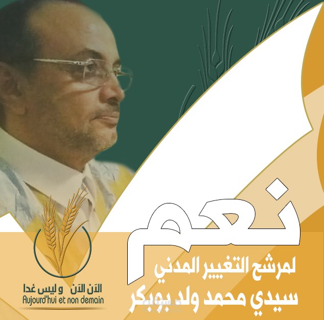 تصميم هوية لصفحتين لصالح مرشح رئاسي