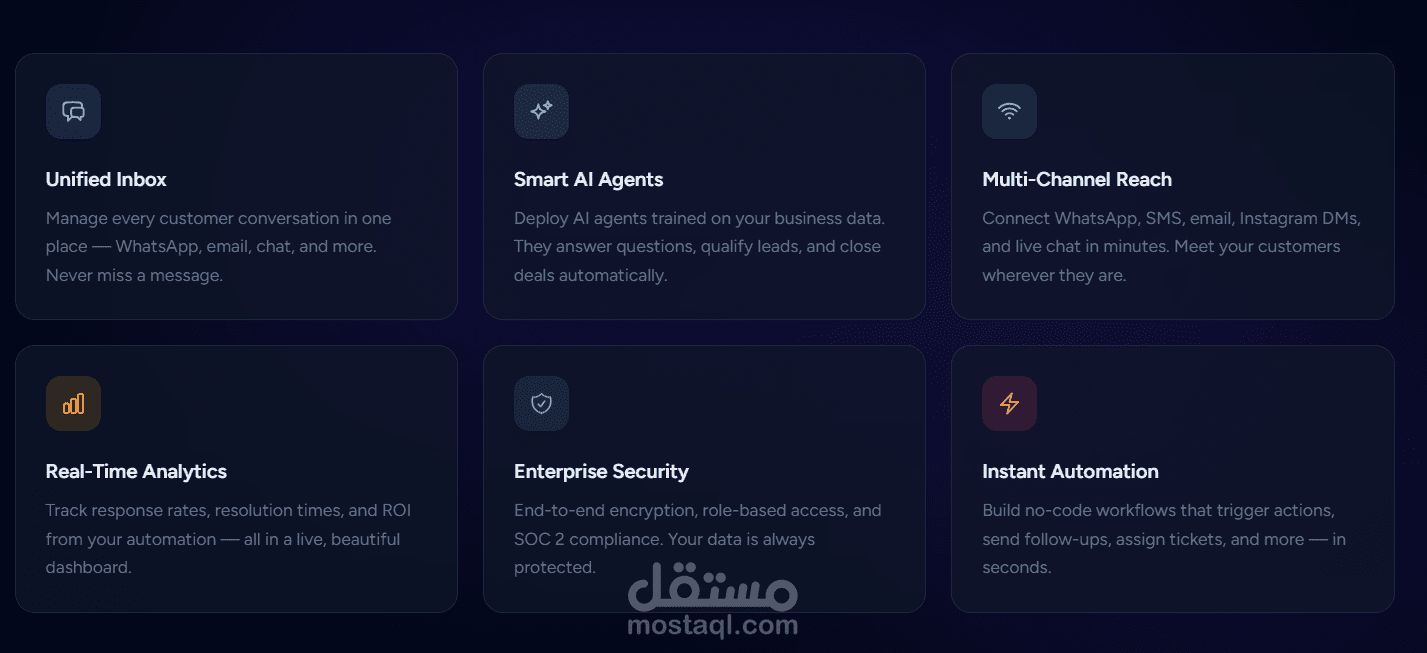 تطوير SAAS سيستم لعملاء ذكاء اصطناعي صوتيين
