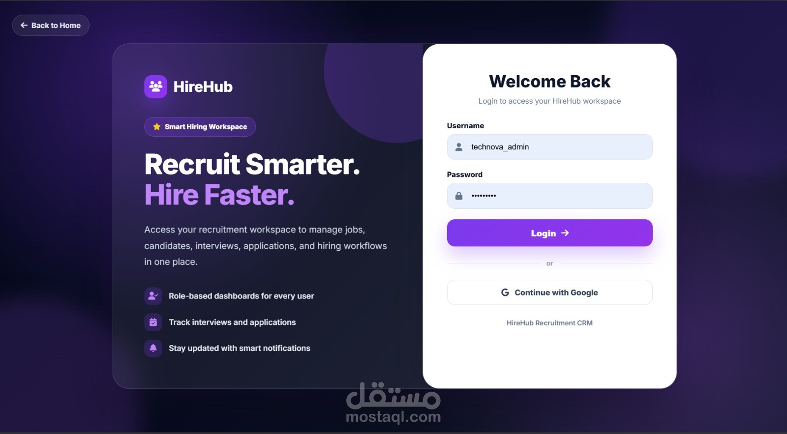Recruitment CRM Platform