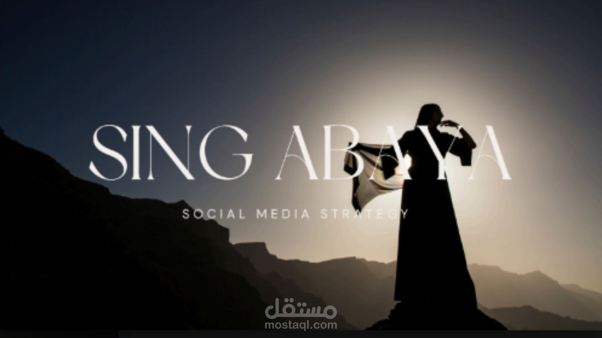 Sing Abaya Social media Strategy