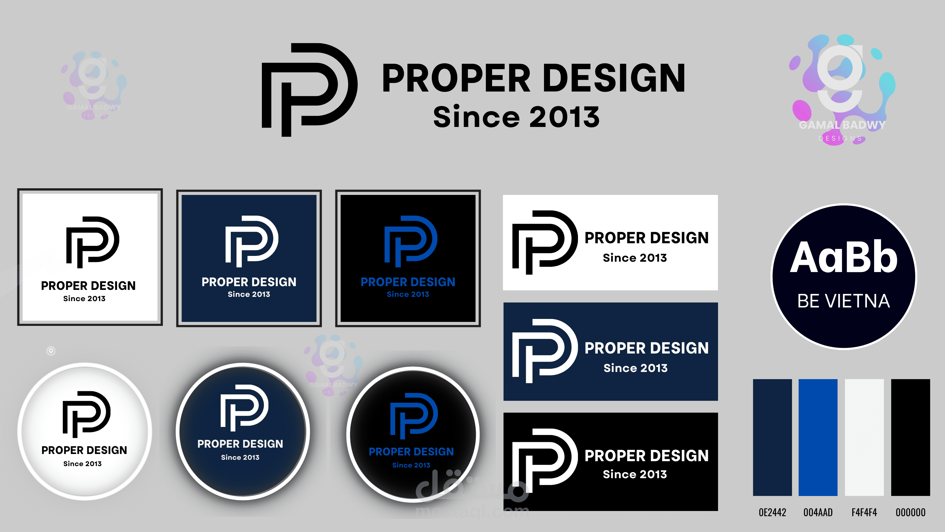 (هوية بصرية) Proper Design
