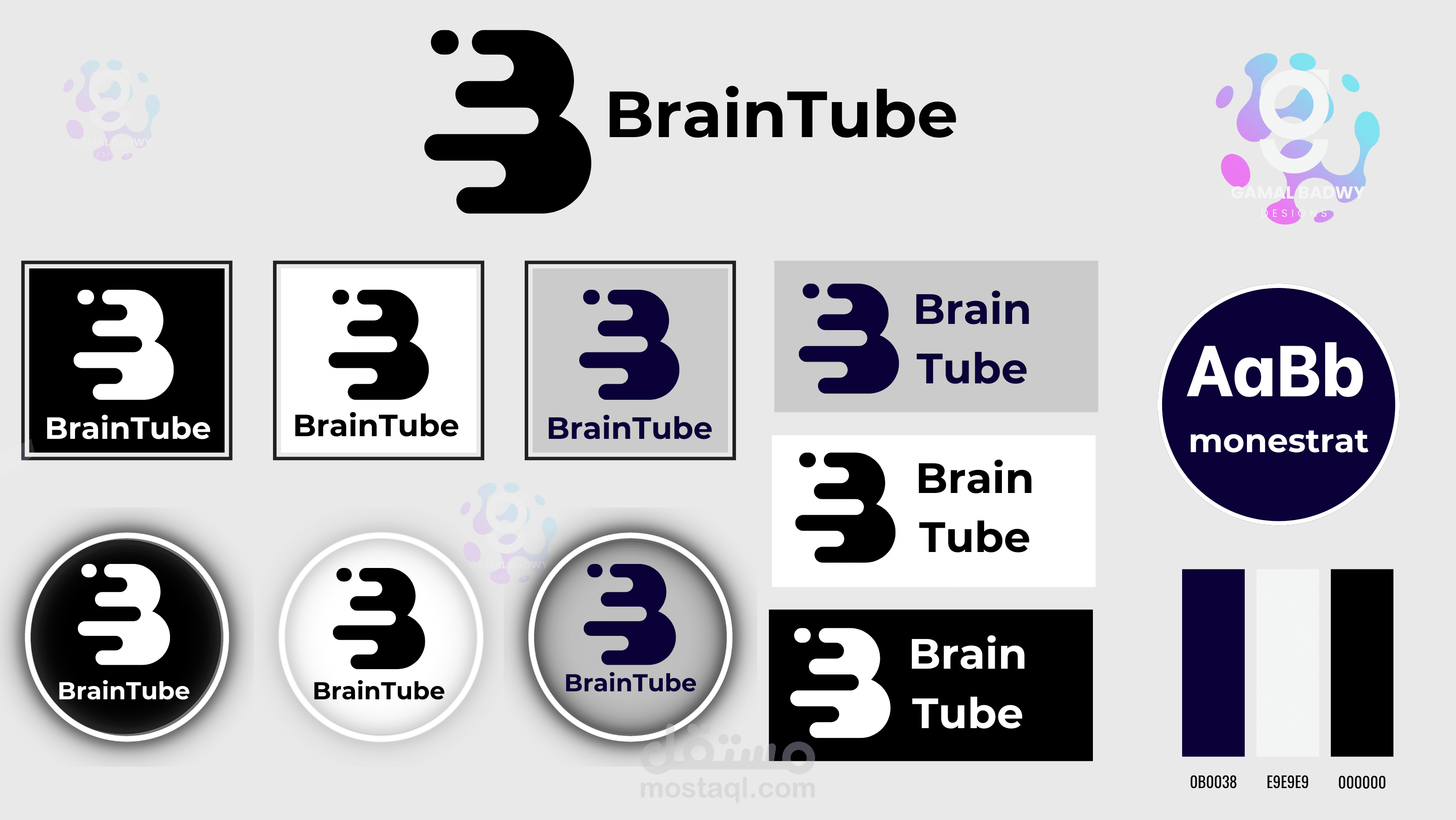 هوية بصرية (Braintube)