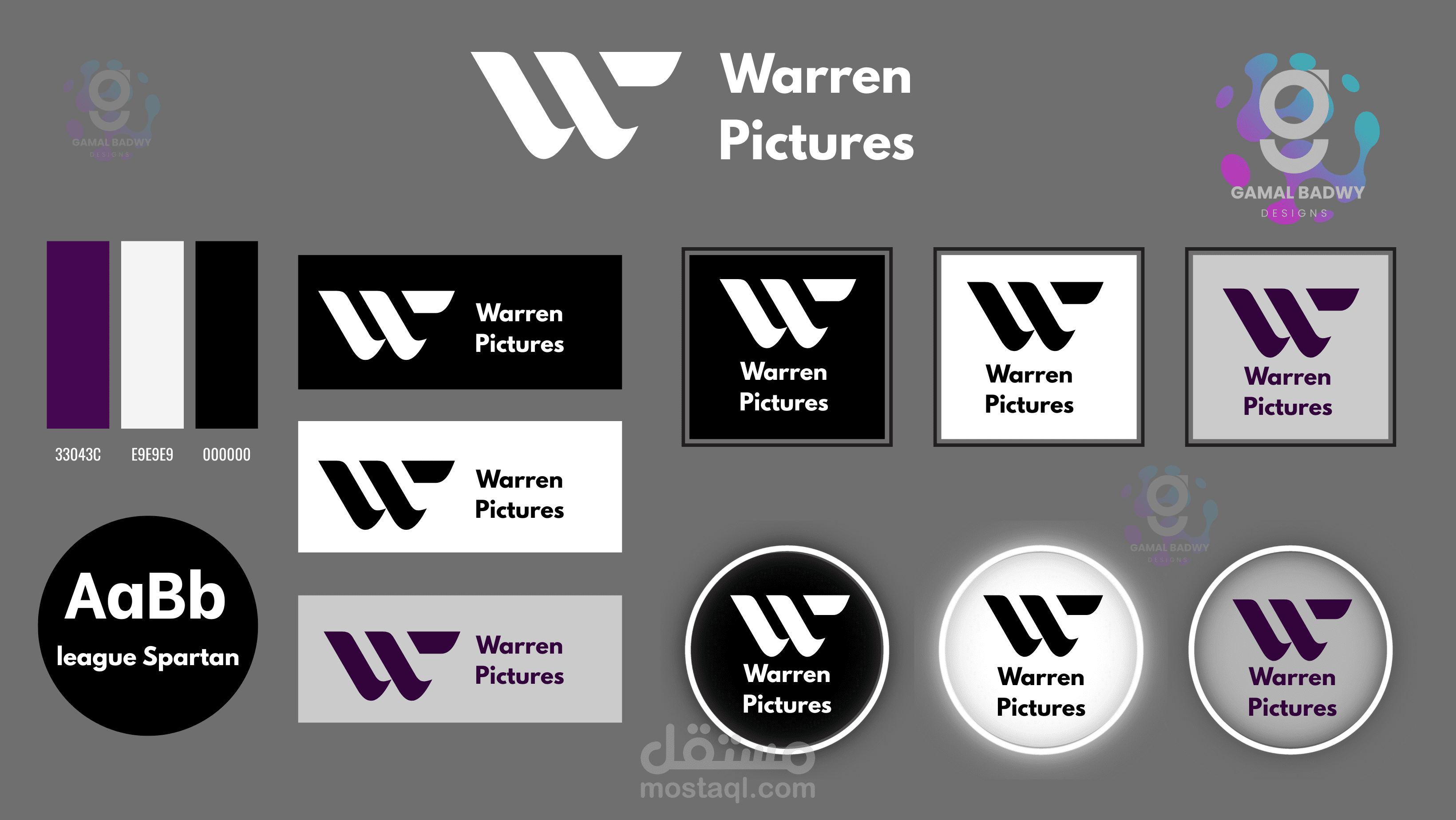 (هوية بصرية) Warren Pictures