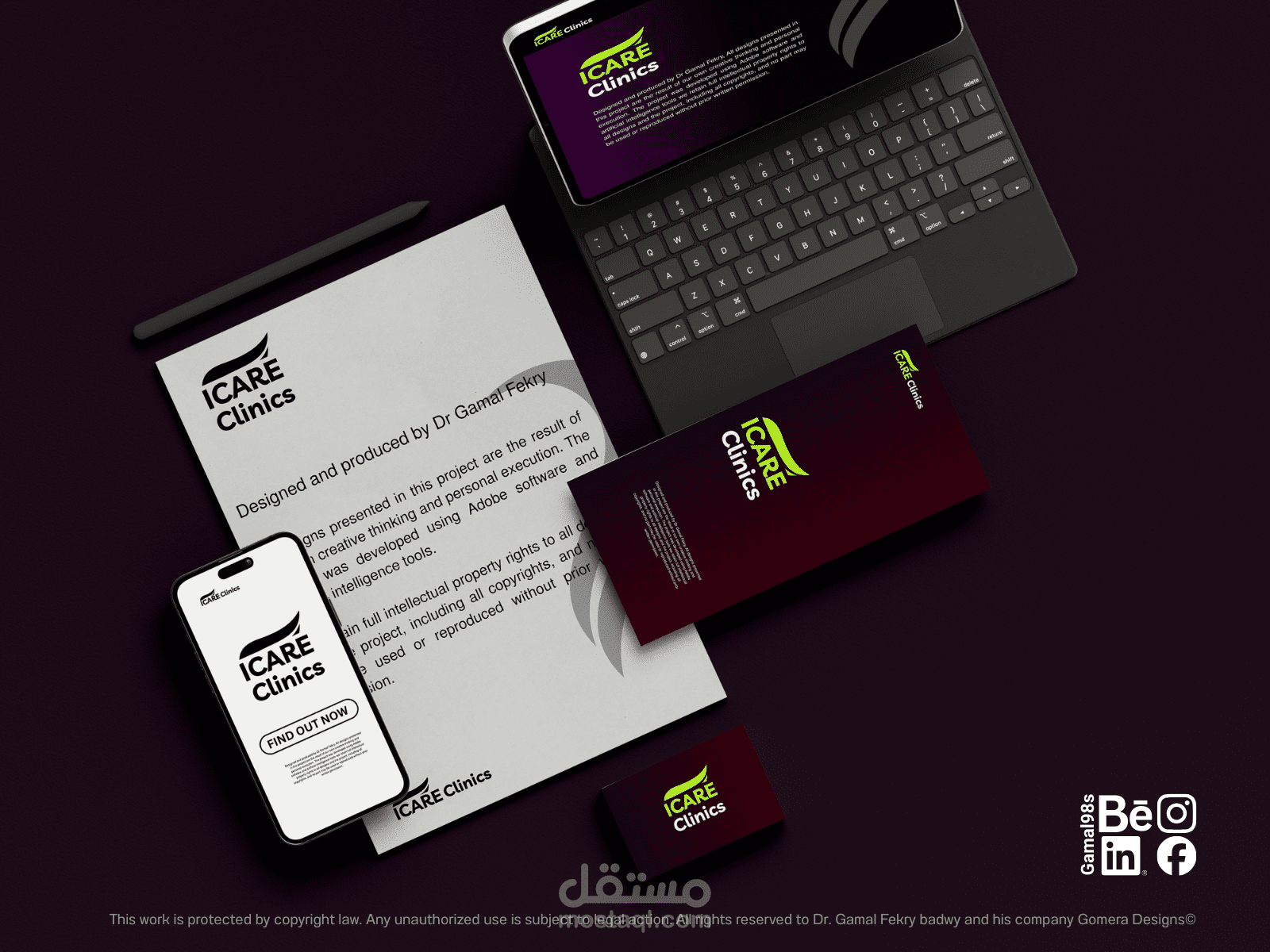 ICARE Stationary kit