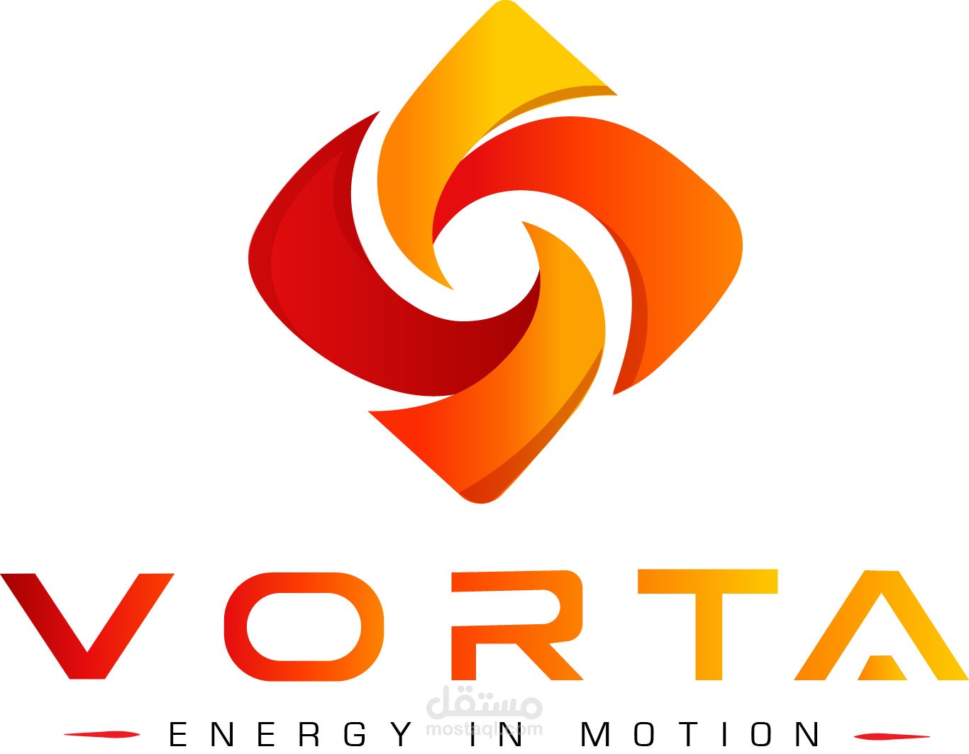 شعار VORTA — ENERGY IN MOTION
