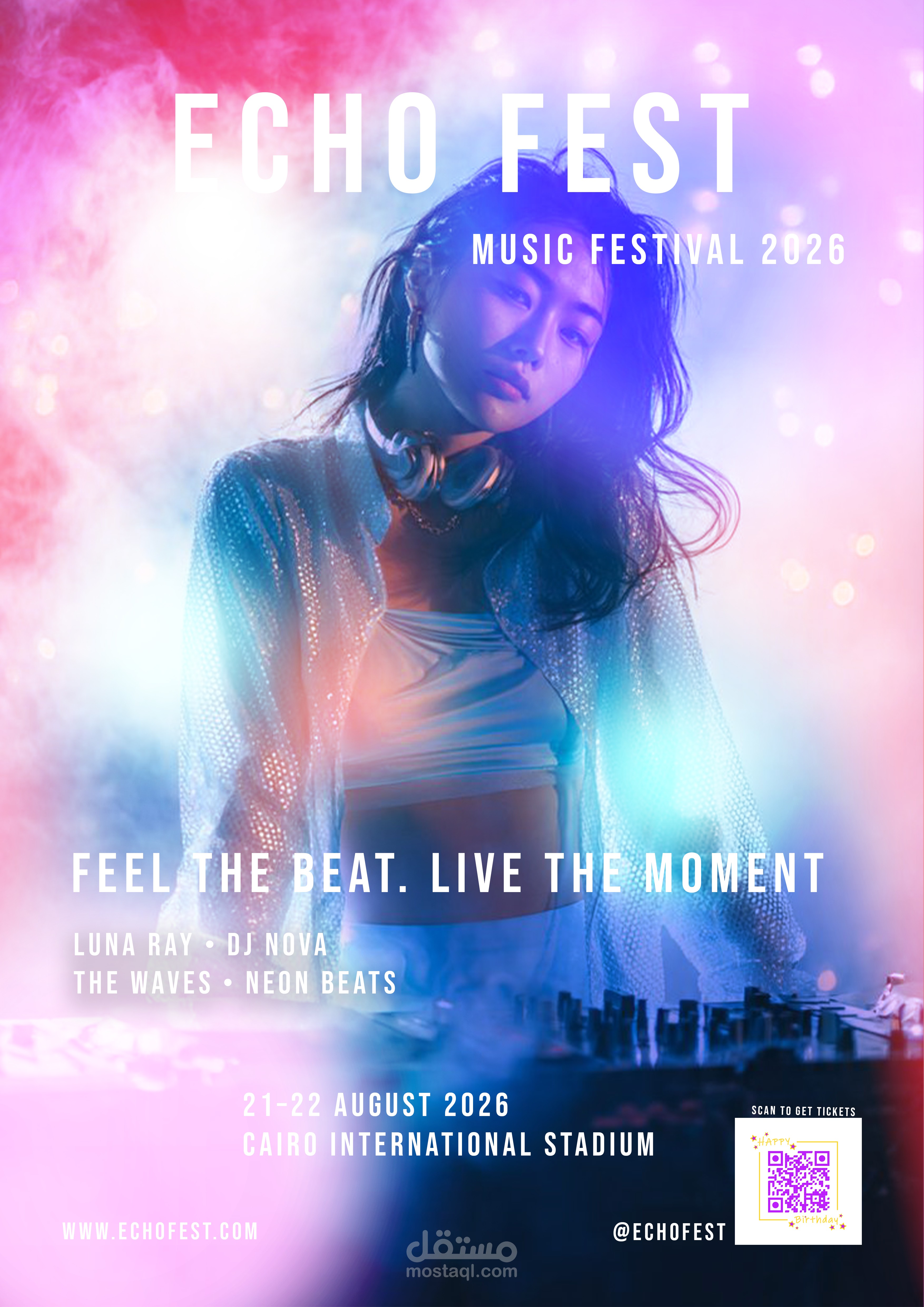 Echo Fest Music Festival Poster Design