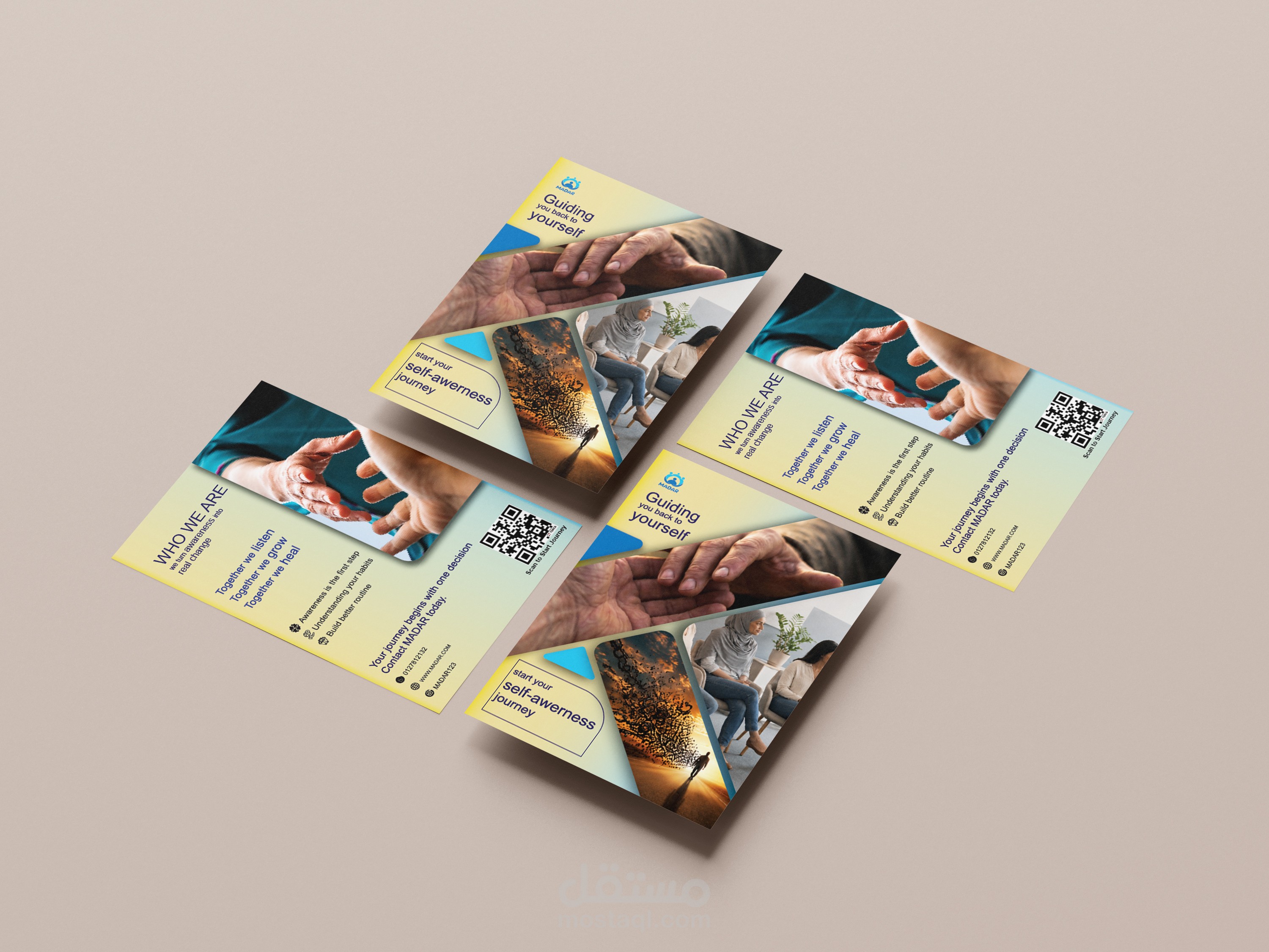 Modern Trifold Brochure Design | Psychology & Counseling