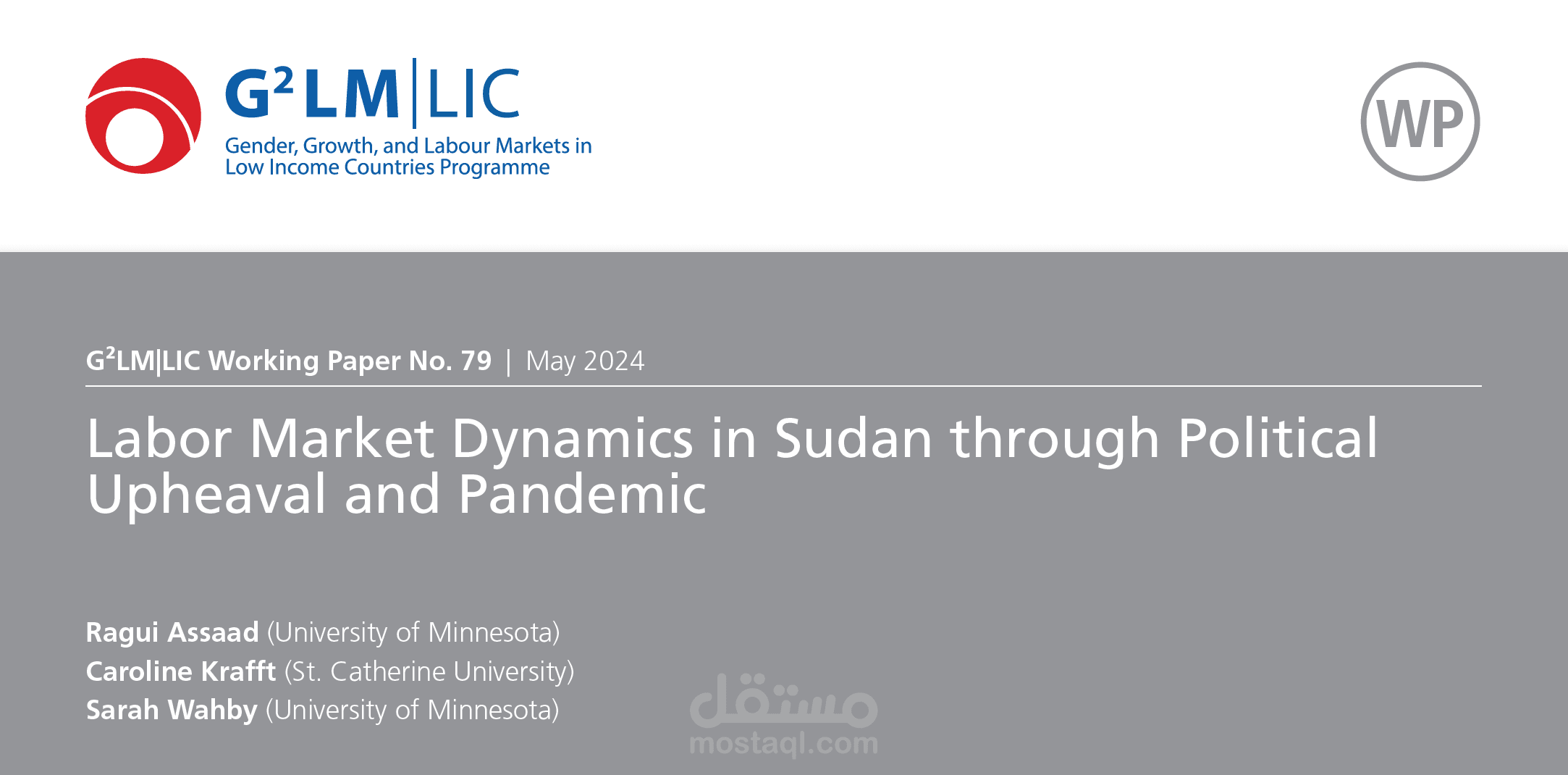 Labor Market Dynamics in Sudan through Political Upheaval and Pandemic