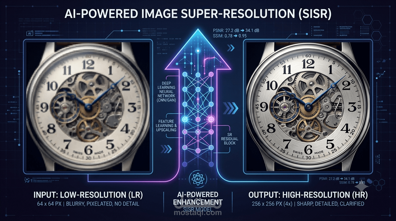 نموذج تحسين جودة الصور بالذكاء الاصطناعي: DL Project (IMDN-lite Super Resolution)