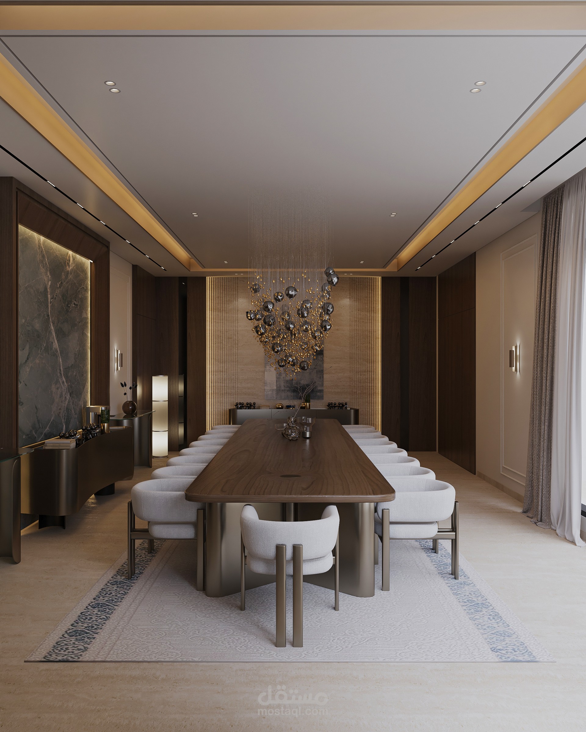 تصميم سفرة طعام عصرية
