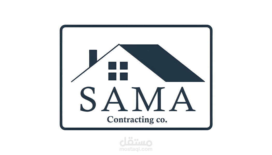 تصميم شعار (Logo) – SAMA Contracting Co.