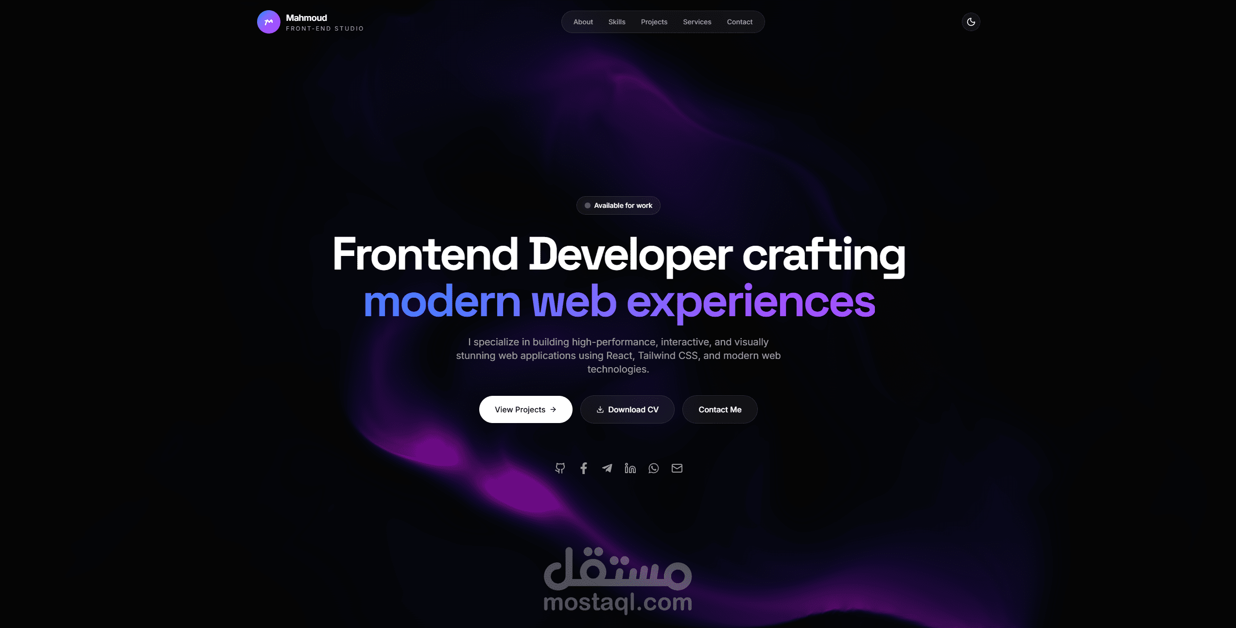 معرض اعمال (Portoflio)