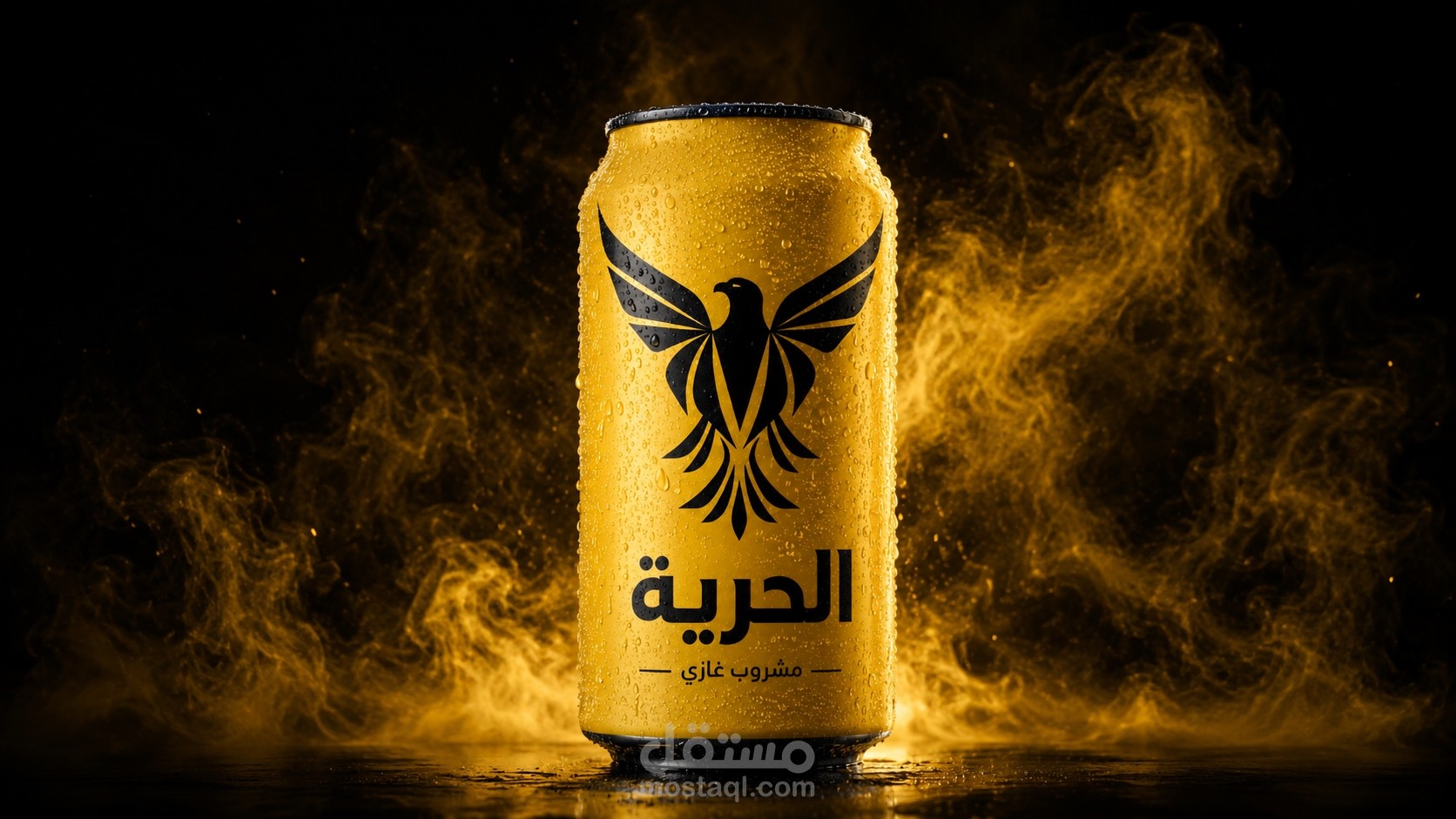 فيديو إعلاني لمشروب بتقنية cgi