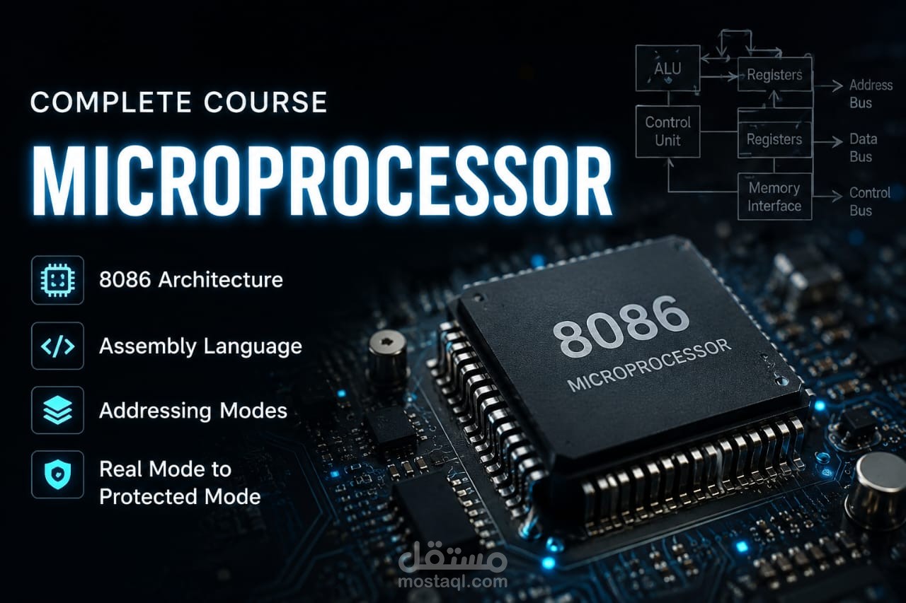 دورة متكاملة ومكثفة في الميكروبروسيسور (Microprocessor)