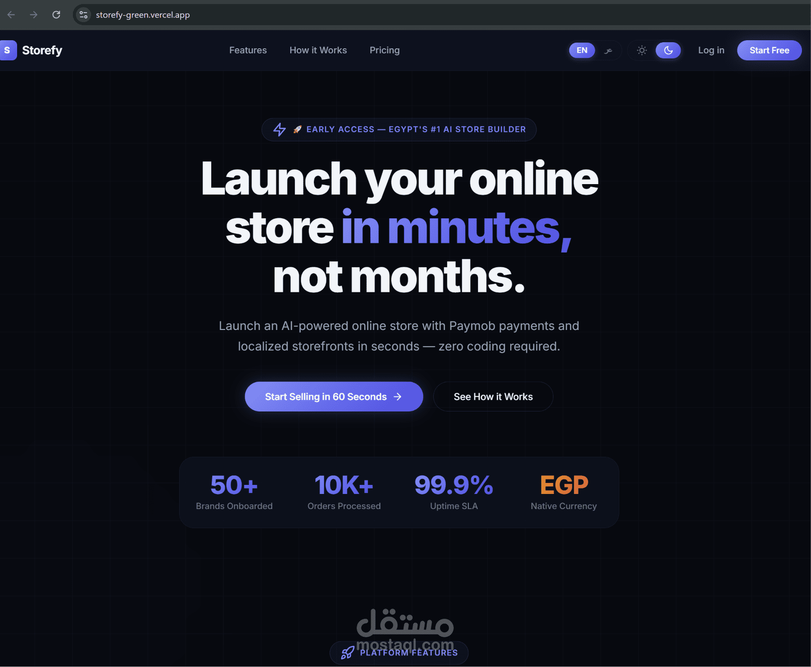 Storefy — AI-Native Multi-Tenant E-Commerce Platform