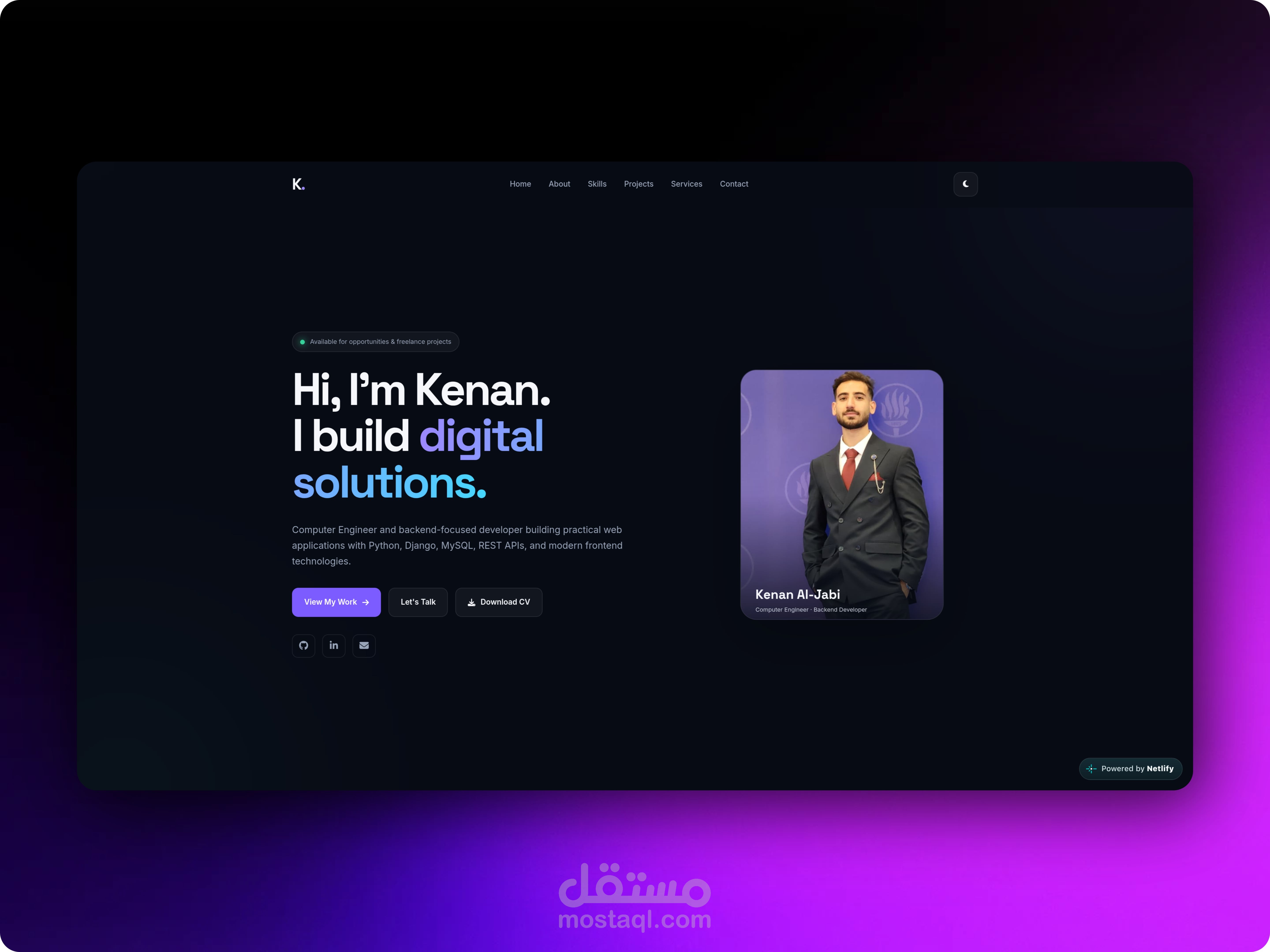 Responsive Modern Portfolio