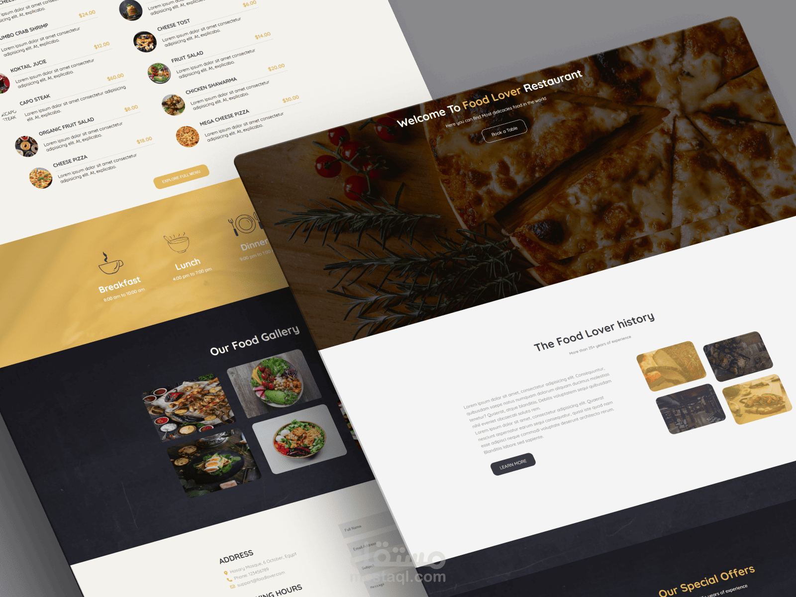 Responsive Restaurant Website