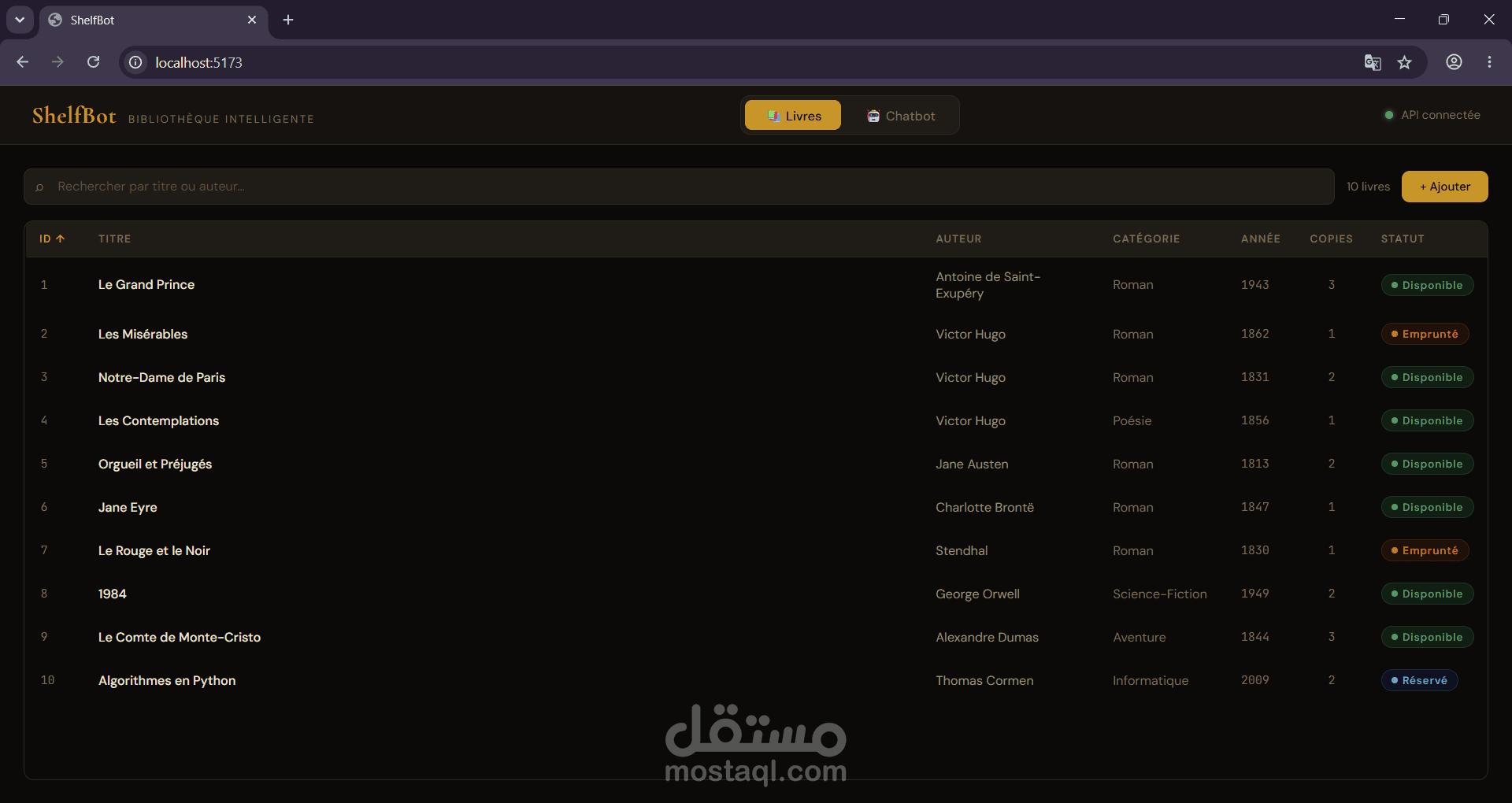ShelfBot – نظام إدارة مكتبة ذكي مدعوم بالذكاء الاصطناعي