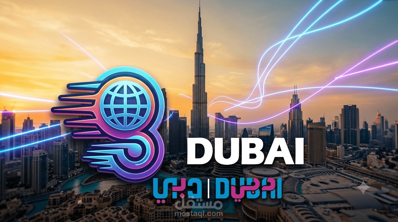 مونتاج فيديو ترويجي وإعلاني لمدينة دبي (Motion Graphics & VFX)