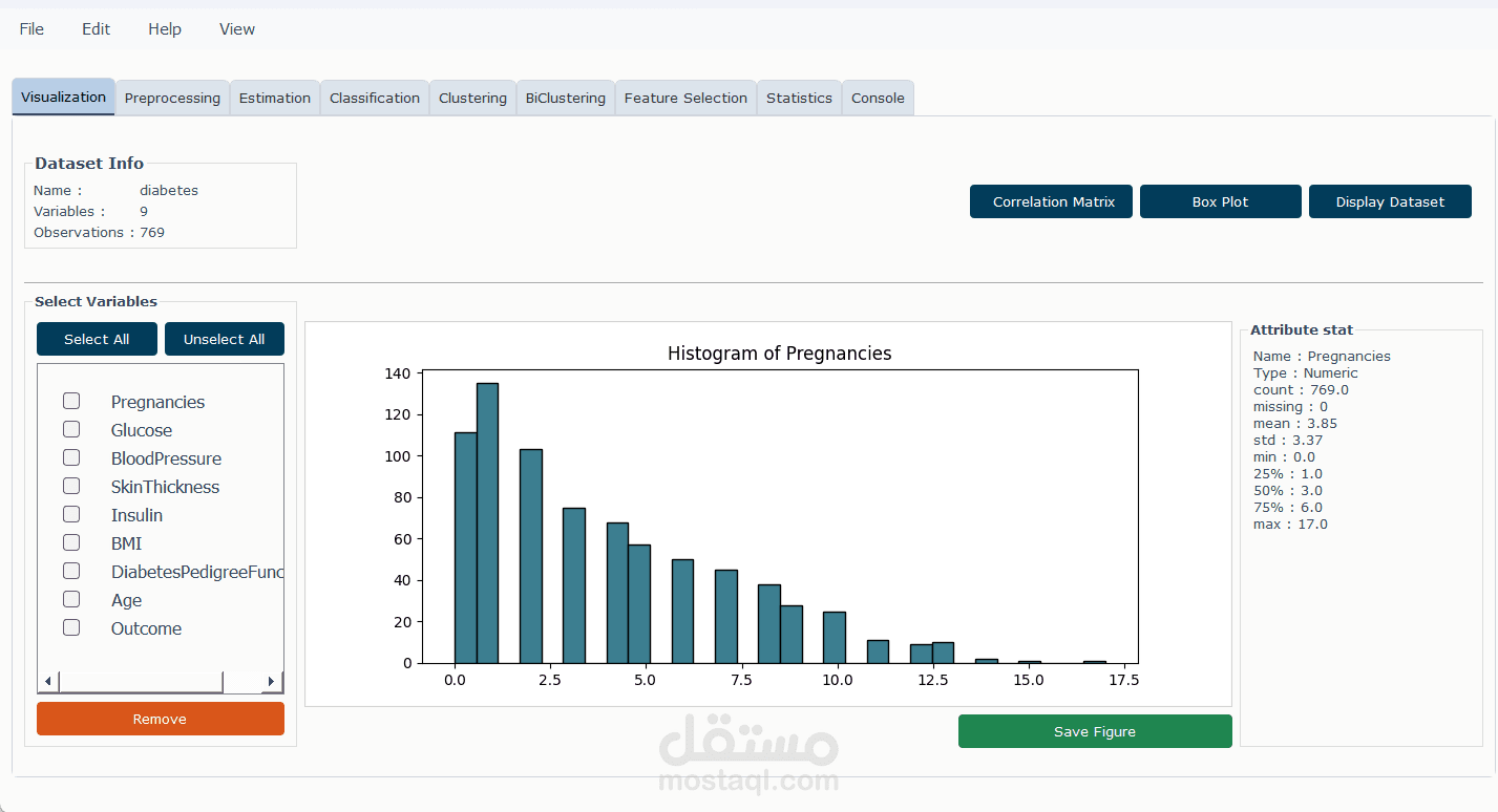Developed a complete desktop data mining application for healthcare professionals, including user training