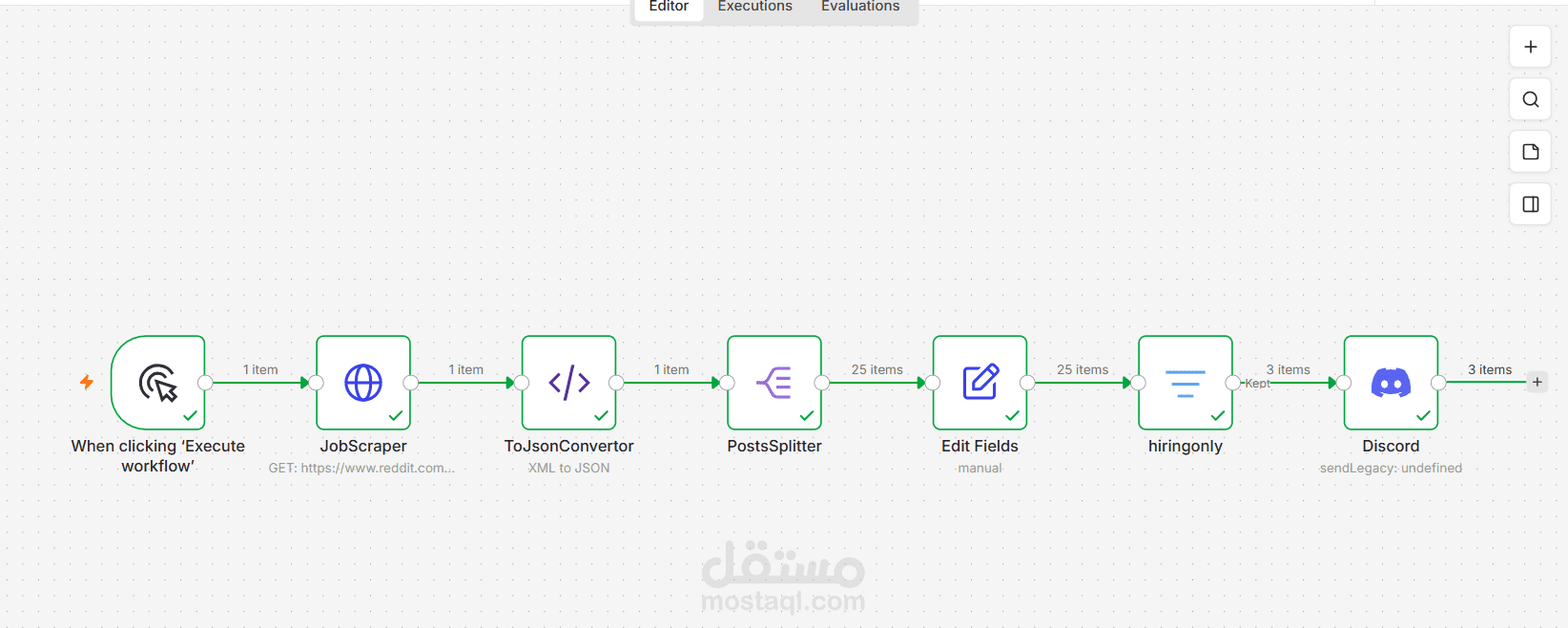 أداة أتمتة لمراقبة عروض العمل الحرة على Reddit وإرسالها فورًا إلى Discord