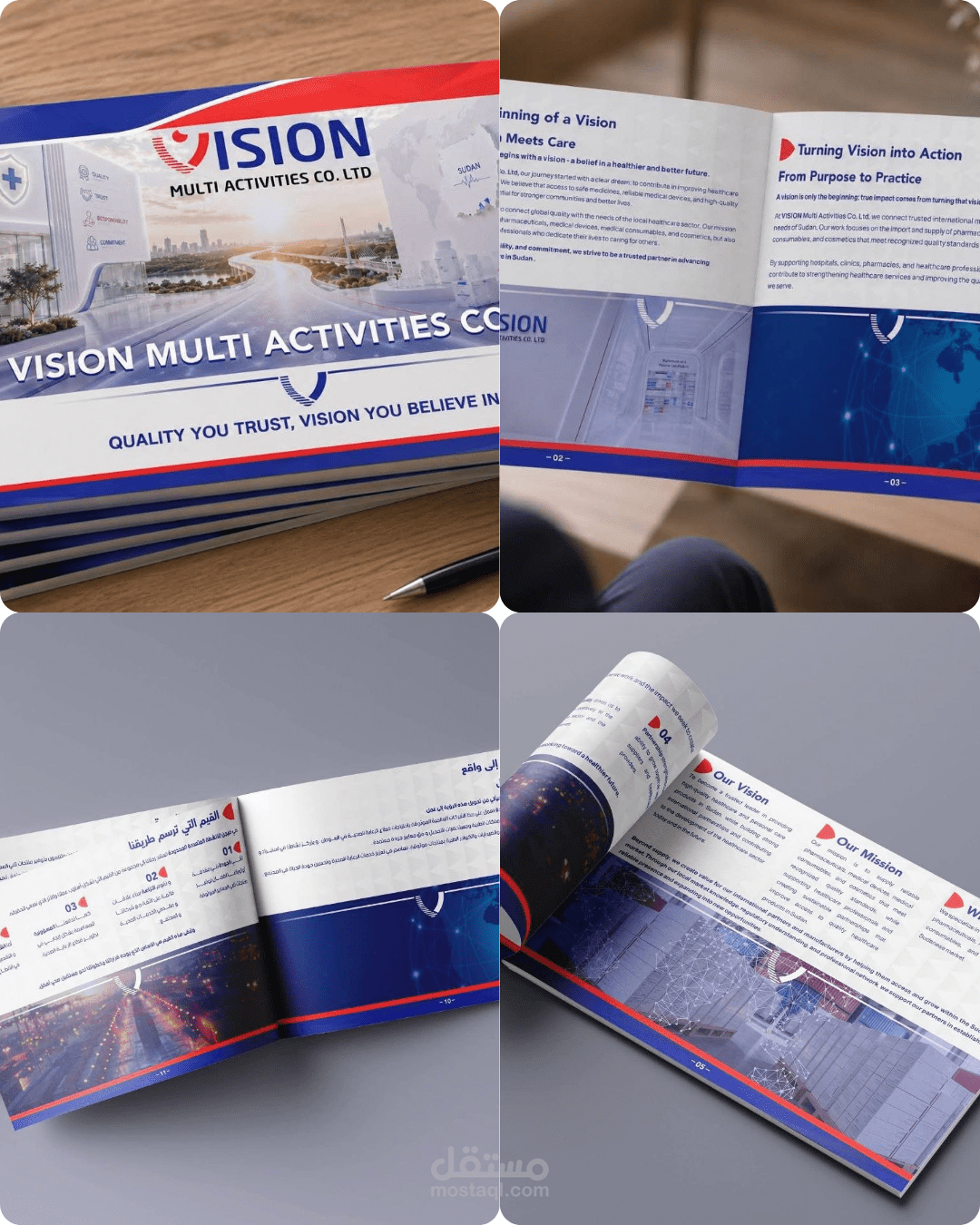 Company Profile & Website Content Writing | VISION Multi Activities Co. Ltd