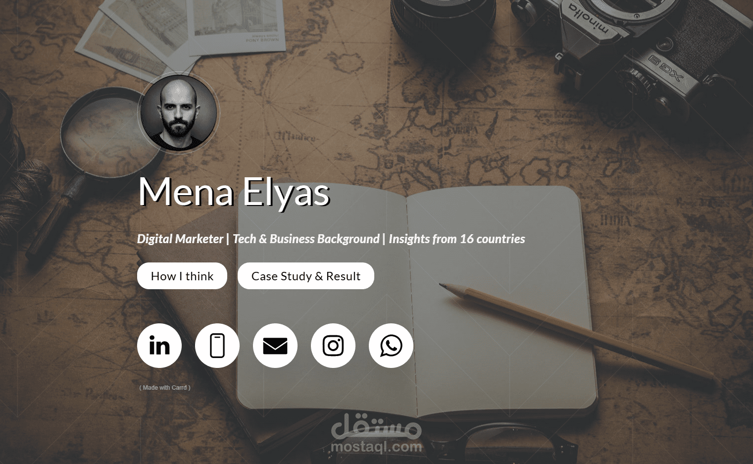 معرض أعمال في التسويق الرقمي وكتابة المحتوى