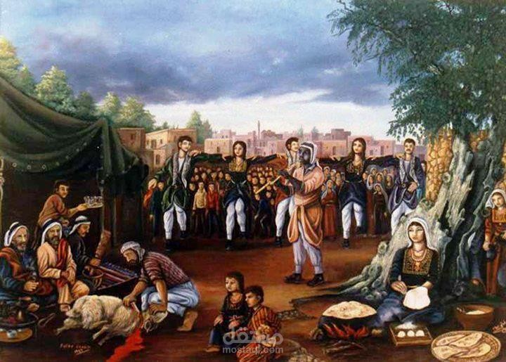 إستقبال عرسان (تراث فلسطيني)